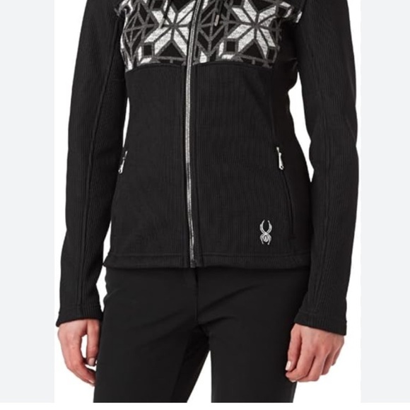 Spyder Pink Ski Jacket with Black Fur Trim and Full-Length Zipper 🕷️ - Picture 8 of 8